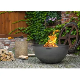 Cook King Feuerschale DALLAS Ø 85 cm Schwarz