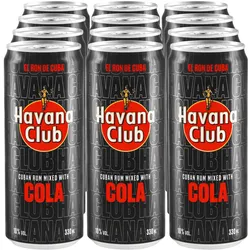 Havana Club & Cola 10,0 % vol 0,33 Liter, 12er Pack
