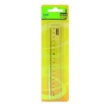 IDENA Lineal transparent, 16cm Blister