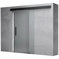 mai & mai Glasschiebetür komplettset softclose rechts 77,5 x 205 cm schwarz