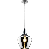Nowa Hängeleuchte Rauchglas Esszimmerlampe hängend Retro Pendelleuchte Glas Metall,