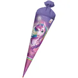 ROTH "ROTH Schultüte \"Einhornportrait, rund, 700 mm, Glitter"