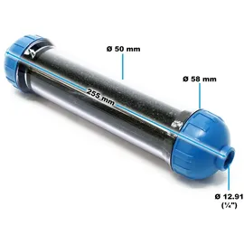 Wiltec NW-106 Aktivkohlegranulat Nachfilter 254 mm 10" 5 μ