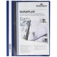 Durable Duraplus mit Sichttasche für A4, dunkelblau, 25er Packung,