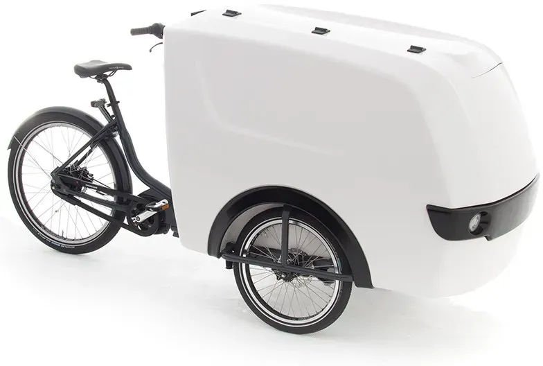 Babboe Pro Trike XL Eco-Lastenfahrrad mit Yamaha-Mittelmotor und 900 Liter Transportbox