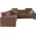 sit&more Ecksofa SIT & MORE "Bologna L-Form", braun (hasselnuss), B:247cm H:84cm T:227cm, Sofas, Ecksofa, Kopfteilverstellung, wahlweise mit Bettfunktion und Schubkasten