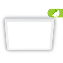 Briloner LED-Deckenleuchte Tava A, 29x29 cm, Kunststoff, weiß