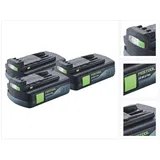 Festool Akku Set 18 V 3,0 Ah 3 Stück