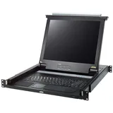 ATEN CL1000M KVM-Konsole, 43cm LCD, VGA, PS/2, UK-Layout