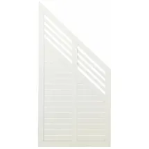 Plus Zaun Decora 90 x 180/95 cm weiß