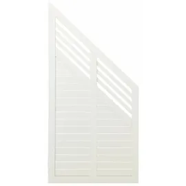 Plus Zaun Decora 90 x 180/95 cm weiß