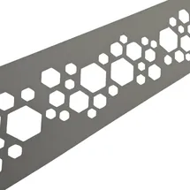 zaun|zu® Sichtschutzstreifen 2,55 m Steingrau Polypropylen 2 St.