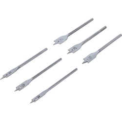 BGS DIY 50796 Satz Flachfräsbohrer Durchmesser Ø 10-25mm 6 teilig