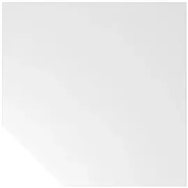 Hammerbacher Verbindungsplatte höhenverstellbar weiß, Trapezform 120,0 x 80,0 x 65,5 - 82,5 cm