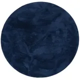 Pergamon Fellteppich, Dunkelblau, Textil, 200x200 cm, Teppiche & Böden, Teppiche, Fellteppiche