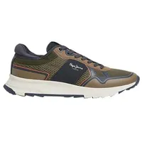 Pepe Jeans Herren Joy One M Sneaker, Grün/Khaki/Grün, 44