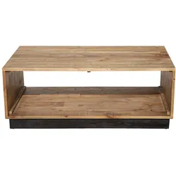 SIT Möbel OLD PINE Couchtisch Recycelte Pinie - Schwarz
