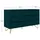 SalesFever Schubladenkommode 120 x 70 x 40 cm Blau/Gold