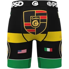 Psd Boxershorts COOKIES LAKE COMO gelb / grün / schwarz XL 2er Pack