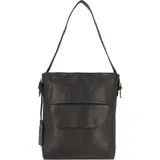 Cowboysbag Brampton Schultertasche Leder 28 cm Laptopfach schwarz
