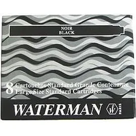 Waterman Tintenpatrone Standard schwarz 8 Stück