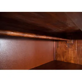 Massivmoebel24 Drehtürenschrank Oxford 115 x 210 x 60 cm Braun