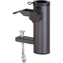 PROGARDEN Balkonhalter Stahl Schwarz