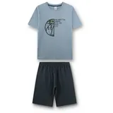 Sanetta - Kid's Pyjama 1/2 246167 - Alltagsunterwäsche Gr 128 grau
