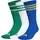 adidas 3-Streifen Cushioned Sportswear Crew Socken 3er Pack bold green/bold blue/bright yellow 37-40