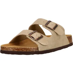 Sandale CRUZ "Cosimo", Herren, Gr. 38, beige, Rindsleder, casual, Schuhe, aus atmungsaktivem Material