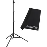 K&M 19784 Dreibein Kamera-Stativ mit Tuch (Kunststoff), Stativ