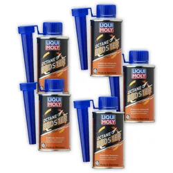 5x 200ml LIQUI MOLY 21280 Additiv Octane Booster PKW 2 Takt + 4 Takt Benzin