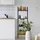 Relaxdays Standregal 136 x 44 x 31,5 cm Schwarz