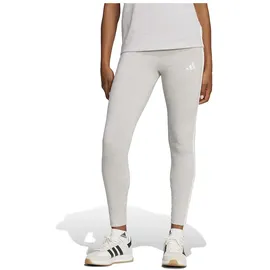 adidas Essentials 3-Streifen Cotton Leggings Light Grey Heather / White 2XS