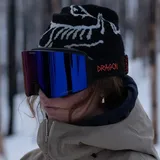 Dragon RVX Mag OTG IR + 54%) - Skibrille Gr L lila