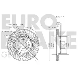 Eurobrake Bremsscheibe 5815203651]