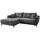MID.YOU Eckcouch Cord 4-Sitzer Grau