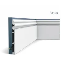 Orac Decor SX193 LUXXUS AUTOIRE Zierleiste Stuckleiste Neo-Klassizismus-Stil weiß