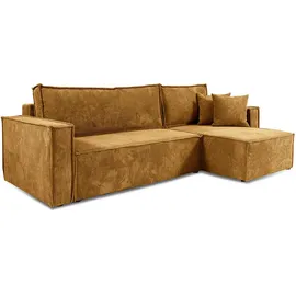 petits-meubles Ecksofa, Ezekiel 3 Sitzplätze Gelb