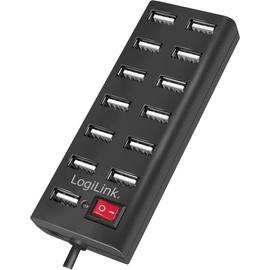 Logilink UA0126 - USB 2.0 Hub 13-Port with On/Off Switch