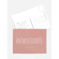 Antwortkarten für Ihre Feier selbst gestalten mit Spruch und Fotos im Onlinedesigner bei Meine-Kartenmanufaktur.de