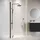 Badplaats Florida Walk-In-Dusche 40 x 200 cm Schwarz Sicherheitsglas