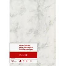 Brunnen Multifunktionspapier Universalpapier Marmor | A4, 160 g/m2, grau, 25 Blatt