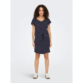 Only Shirtkleid Blau Gestreift 34