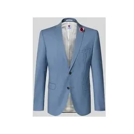 CG - Club of Gents Slim Fit 2-Knopf-Sakko aus Schurwolle Modell 'PATRICK', Hellblau, 48