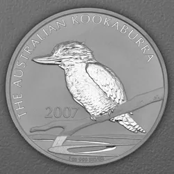 Silbermünze 1oz Kookaburra 2007 (Australien)