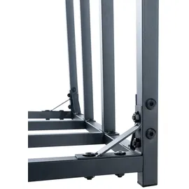 CLP Kaminholzregal Aluminium 165 x 70 x 165 cm Grau