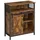 VASAGLE Sideboard, LSC089B01V1 braun 70,0 x 70 cm x 80 cm Braun-Schwarz