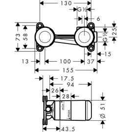 Hansgrohe Grundkörper