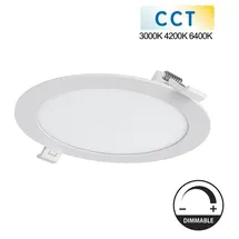 Mundotec LED Panel 18W rund Kunststoff
